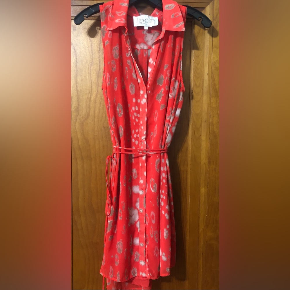 Rory Beca shirtdress with tie waist